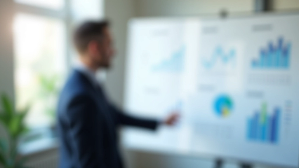 Energieberater zeigt Diagramme auf Whiteboard, moderne Büroumgebung mit Energiedaten und Analysen